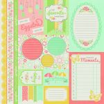 We R Memory Keepers - Simply Spring - Double Sided Patterned Paper - Expressions